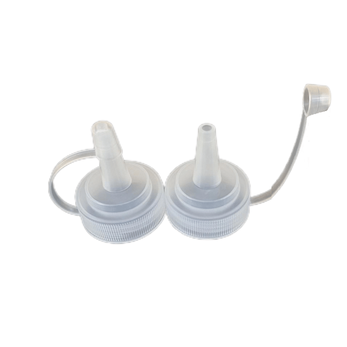 Plastic yorker caps with cover image