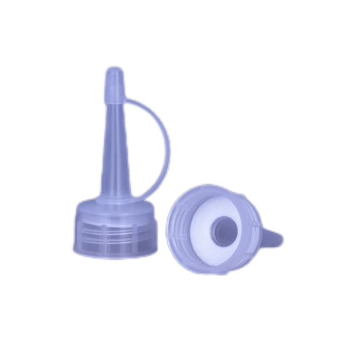 Plastic nozzle caps for glue image